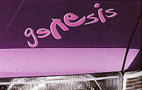 Logo sur le capot de la VW Polo Genesis 1992